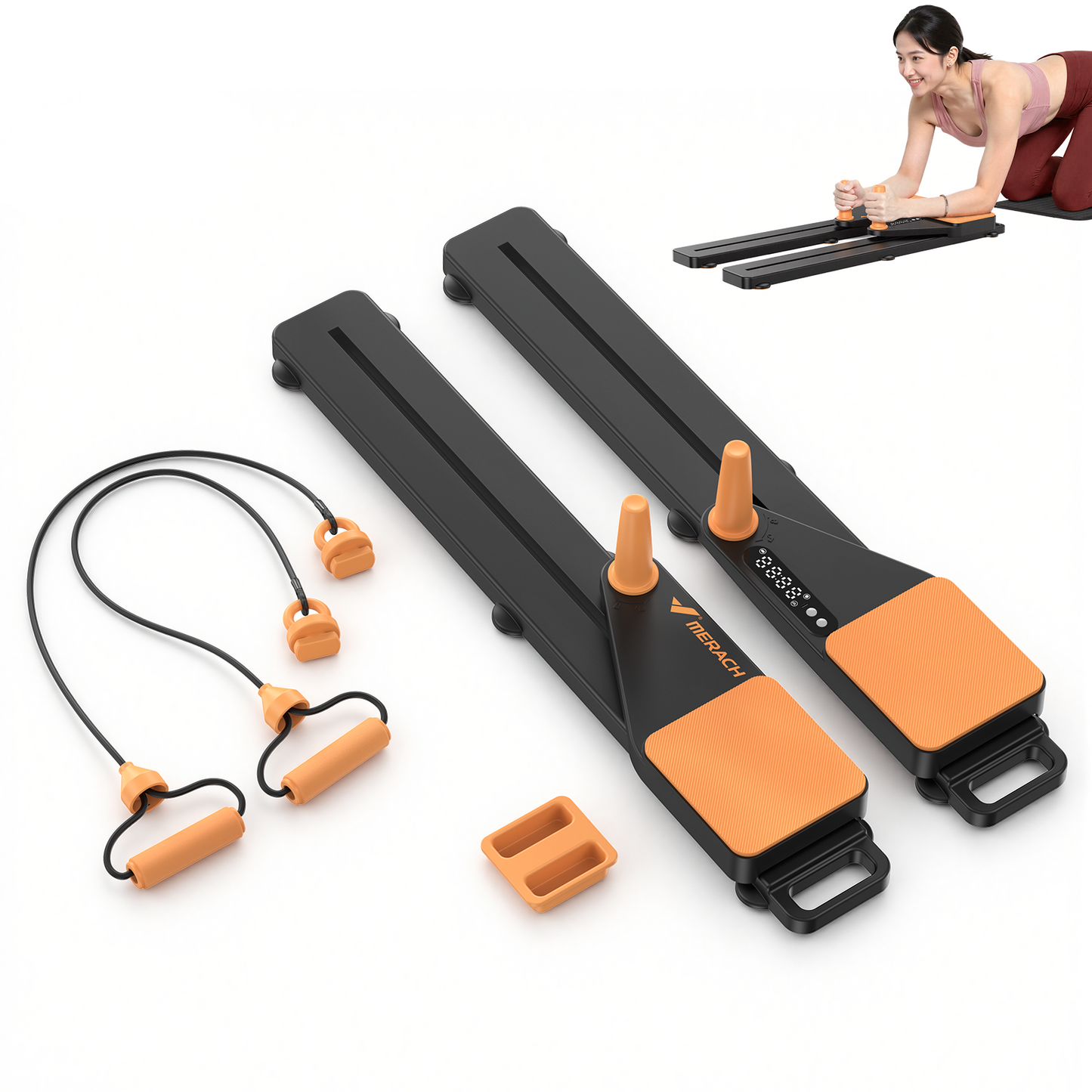 MERACH Multifunctional Pilates Board – Portable Ab Trainer & Pilates Reformer