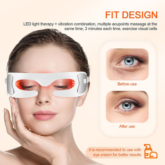 LED Anti-Aging Eye Massager – Photon Therapy Eye Care Device for Dark Circles & Puffiness