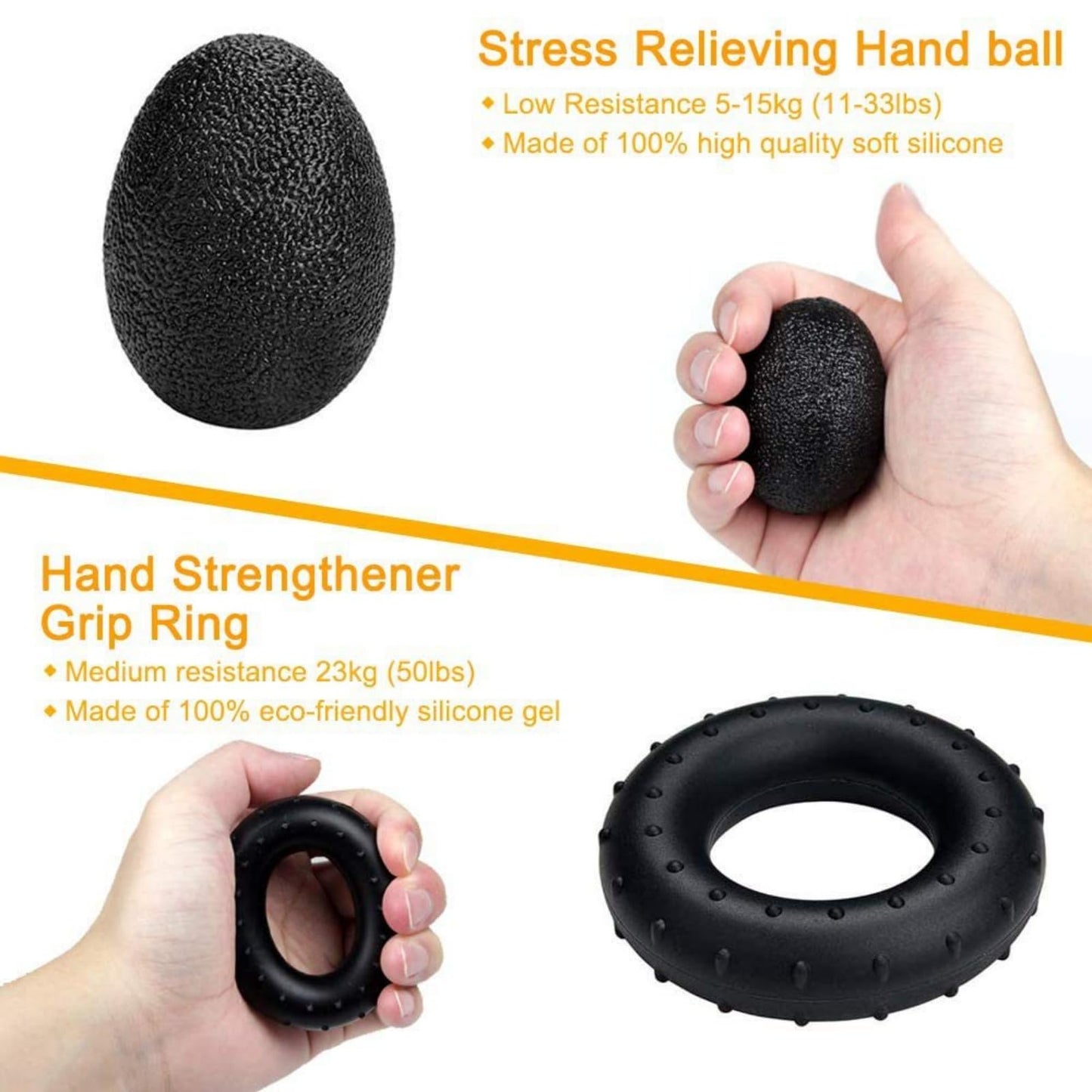 Adjustable Hand Grip Strengthener 5–60kg – Grip Strength Trainer with Finger Exerciser