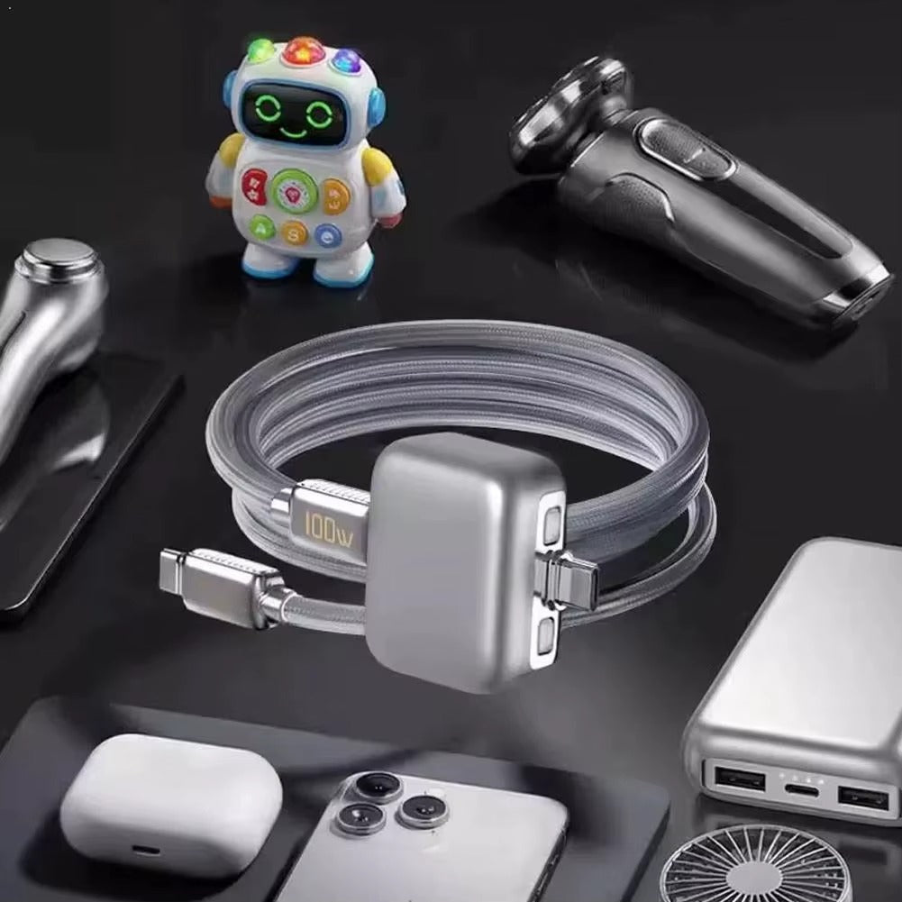 140W Smart Fast Charging Cable with Auto Power-Off & Full Battery Protection