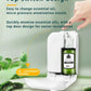 Essential oil diffuser with easy top switch design, showing quick replacement and 90-degree opening.
