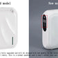 Comparison of old and new compact smart home appliance models with updated control panel design