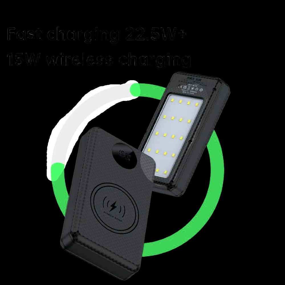 Fast Charging Power Bank 20000mAh – Portable USB-C PD & Quick Charge Battery Pack for iPhone, Samsung & Android