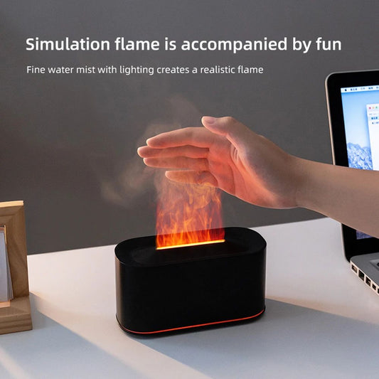 Flame Essential Oil Diffuser & Cool Mist Humidifier