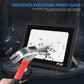 IP66 LED floodlight with hammer hitting explosion-proof glass, demonstrating durability and toughness.