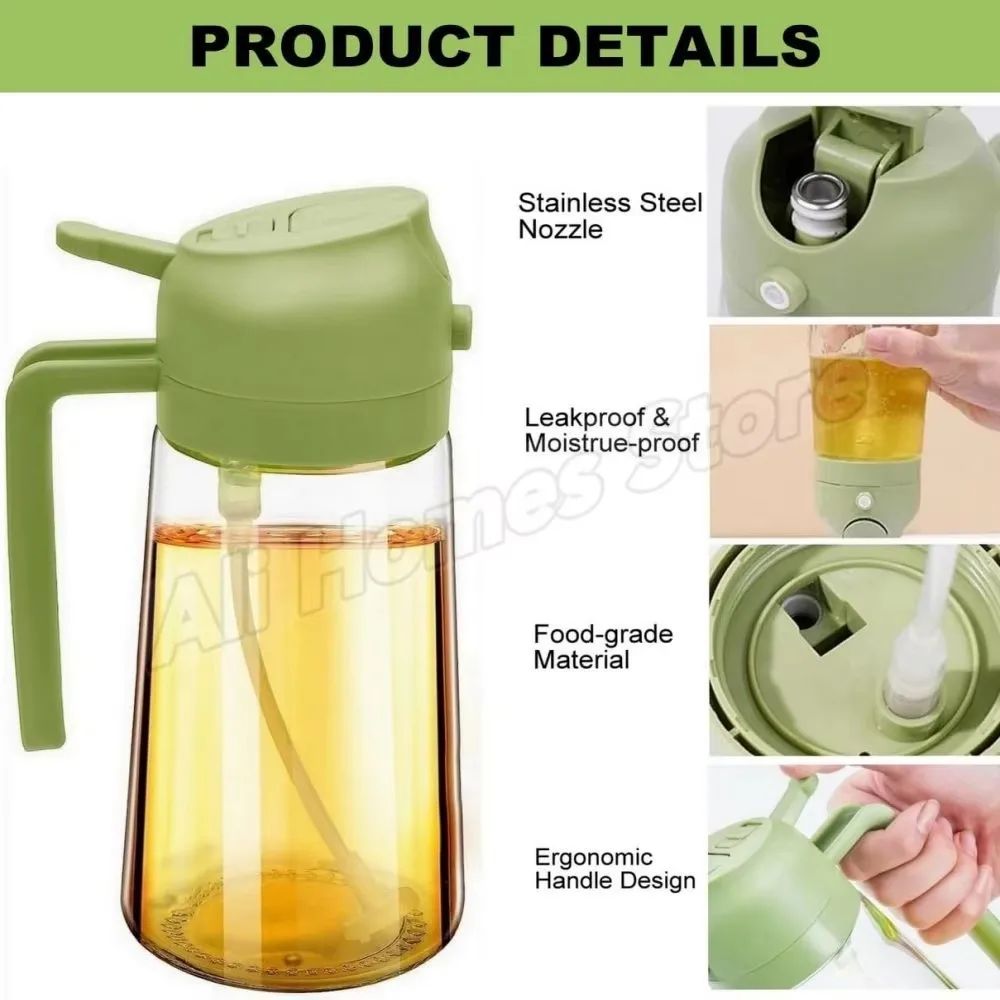2PCS Oil Sprayer & Pourer Set – 500ML