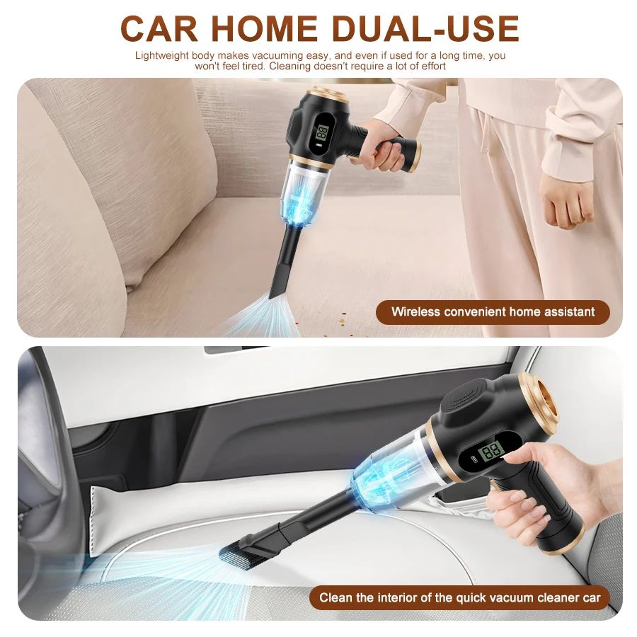 Cordless Handheld Vacuum Cleaner for Home & Car