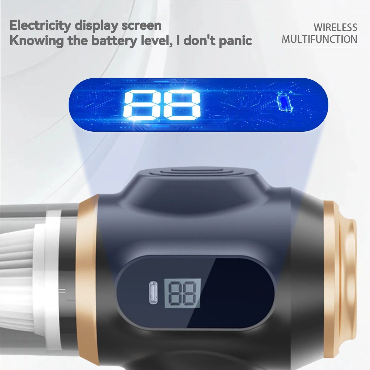 Cordless Handheld Vacuum Cleaner for Home & Car