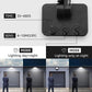 Outdoor security light sensor controls and settings, showing motion detection, day and night modes.