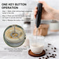 Premium Electric Milk Frother Whisk with Smart Silicone Ring