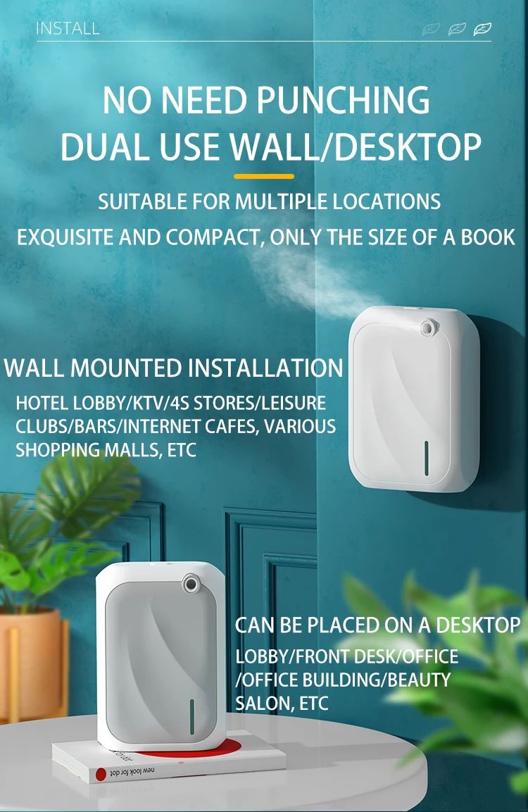 200m³ Coverage Smart Aroma Diffuser with Bluetooth App Control for Home Fragrance