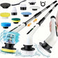 PUFTEM Cordless Electric Spin Scrubber with Battery Display