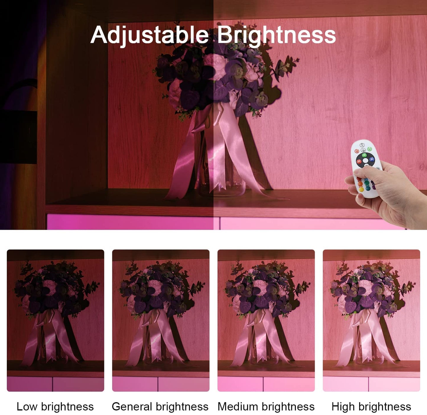 Smart RGB Sunset Projection Lamp – Tuya App & Remote Control LED Night Light