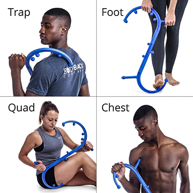 Trigger Point Massage Stick – Handheld Back, Neck & Shoulder Self Massager Cane