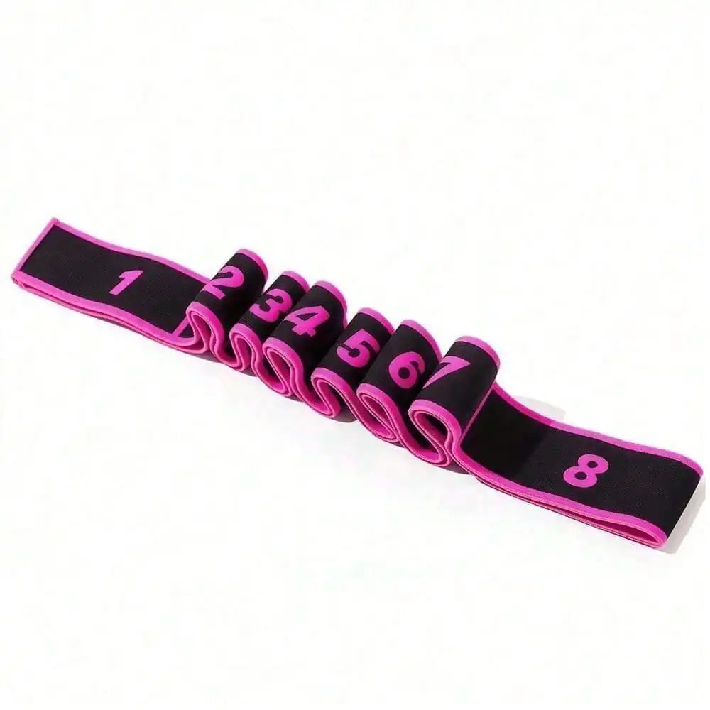 8-Shaped Yoga Stretch Band – Elastic Resistance Band for Yoga, Pilates & Dance