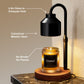 Electric Candle Warmer Lamp with Timer – Adjustable Height Wax Melting Lamp