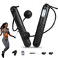Adjustable Digital Jump Rope with Counter – Cordless Weighted Skipping Rope with Gravity Balls