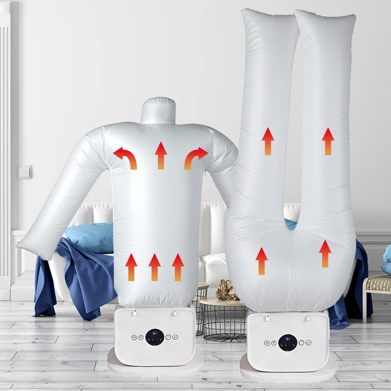 Portable Foldable Electric Heated Air Dryer & Steam Ironing Machine for Clothes & Shoes