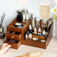Luxury Clear Makeup Organizer with Drawers – Large Capacity Skincare & Cosmetic Storage Box