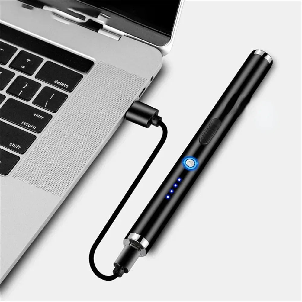 Portable Outdoor BBQ & Camping Electric Igniter – Rechargeable Windproof Fire Starter
