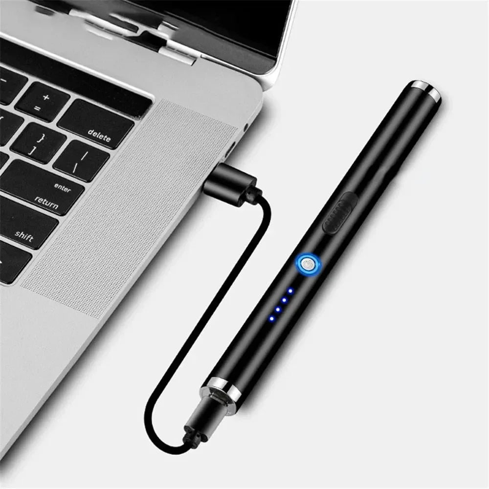 Portable Outdoor BBQ & Camping Electric Igniter – Rechargeable Windproof Fire Starter
