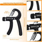 Adjustable Hand Grip Strengthener 5–60kg – Grip Strength Trainer with Finger Exerciser
