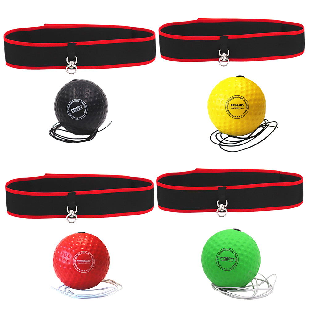Boxing Reflex Ball Set – Adjustable Headband Training Ball for Speed & Hand-Eye Coordination