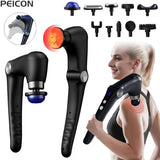 Electric Fascia Massage Gun – Deep Tissue Muscle Massager for Neck, Back & Shoulders