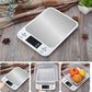 15kg Digital Kitchen Scale – 1g Precision Stainless Steel Food & Coffee Weighing Scale