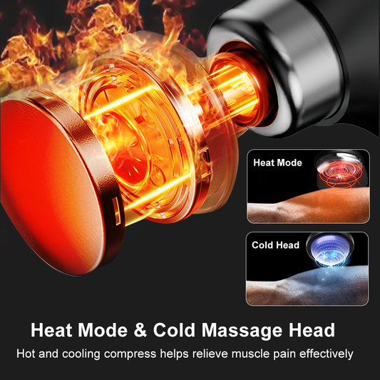 Electric Fascia Massage Gun – Deep Tissue Muscle Massager for Neck, Back & Shoulders