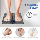 EMS Electric Foot Massager Mat – Foot Massage Pad with 8 Modes & Adjustable Intensity