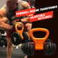 Convertible Dumbbell Kettlebell Handle – Adjustable Home Gym Strength Training Equipment