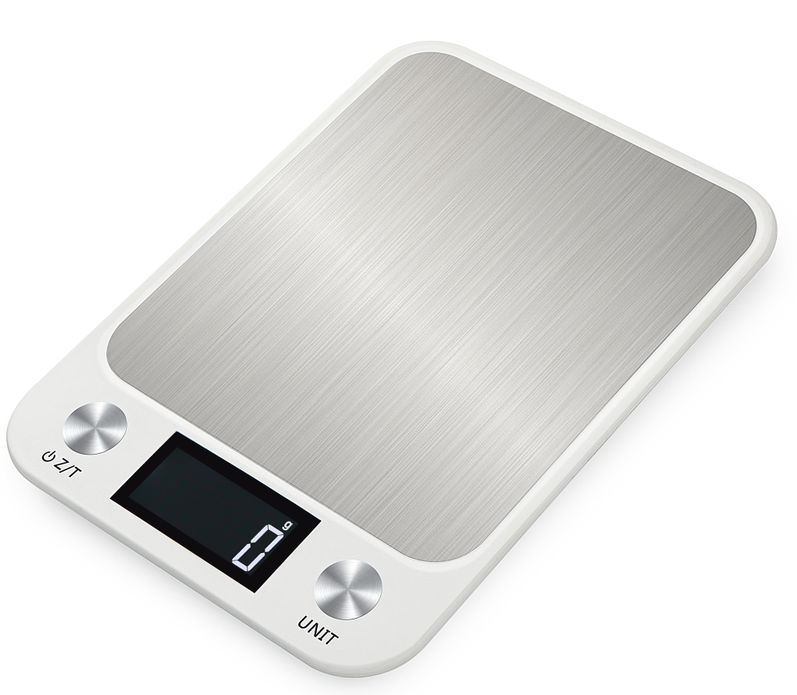 15kg Digital Kitchen Scale – 1g Precision Stainless Steel Food & Coffee Weighing Scale