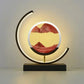 LED Moving Sand Art Table Lamp – 3D Quicksand Hourglass Night Ligh