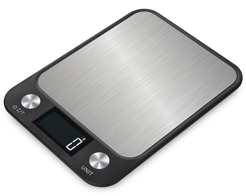 15kg Digital Kitchen Scale – 1g Precision Stainless Steel Food & Coffee Weighing Scale
