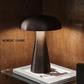 Rechargeable LED Mushroom Table Lamp – Touch Dimmable Bedside & Desk Lamp