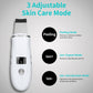 4-in-1 Ultrasonic Skin Spatula Face Scrubber – Deep Pore Blackhead Remover (White)