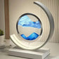 LED Moving Sand Art Table Lamp – 3D Quicksand Hourglass Night Ligh