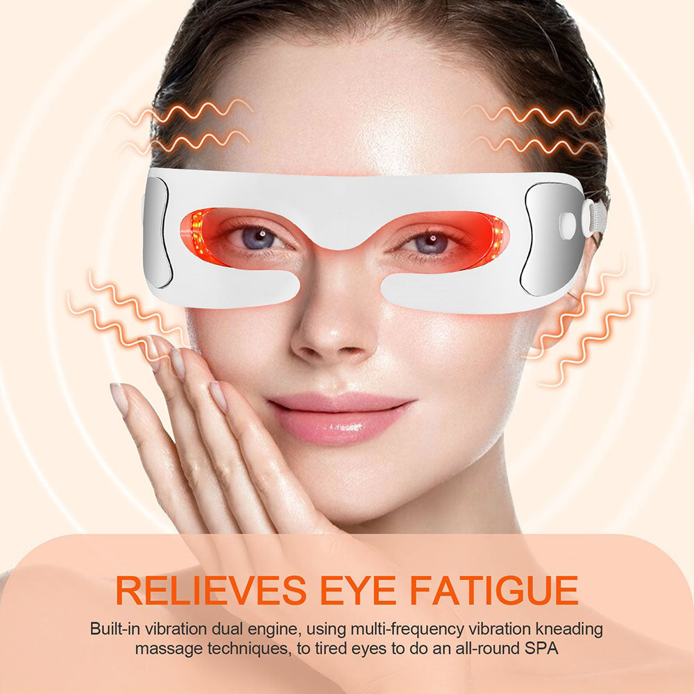 LED Anti-Aging Eye Massager – Photon Therapy Eye Care Device for Dark Circles & Puffiness