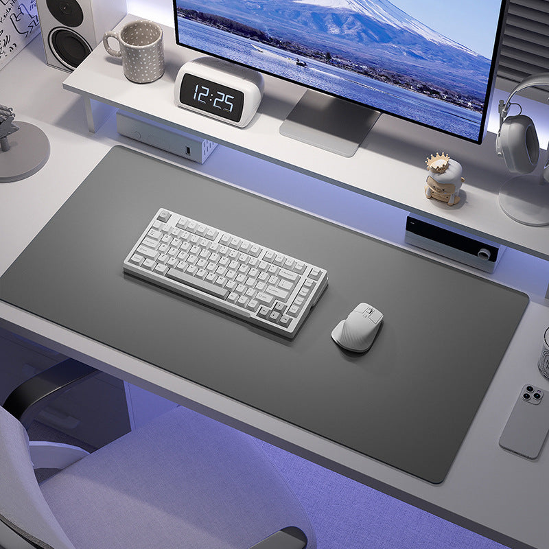 Leather Desk Mat – Large Desk Pad, Mouse Pad & Keyboard Protector for Office