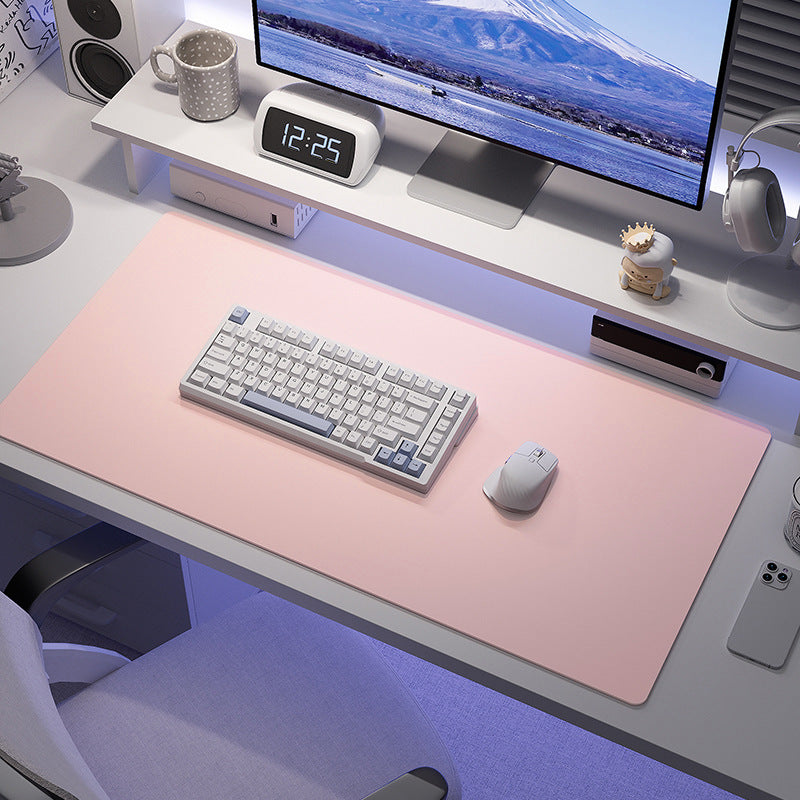 Leather Desk Mat – Large Desk Pad, Mouse Pad & Keyboard Protector for Office