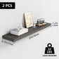 Floating Wooden Wall Shelves Set (2/4/6 PCS) – Modern Wall-Mounted Storage Shelves
