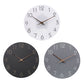 12/14 Inch Silent Wooden Wall Clock – Modern Non-Ticking Decorative Clock