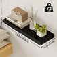 Floating Wooden Wall Shelves Set (2/4/6 PCS) – Modern Wall-Mounted Storage Shelves