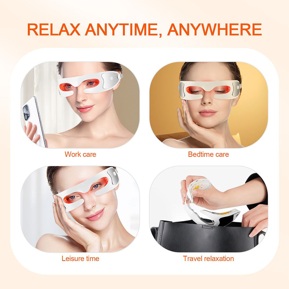 LED Anti-Aging Eye Massager – Photon Therapy Eye Care Device for Dark Circles & Puffiness