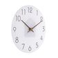 12/14 Inch Silent Wooden Wall Clock – Modern Non-Ticking Decorative Clock