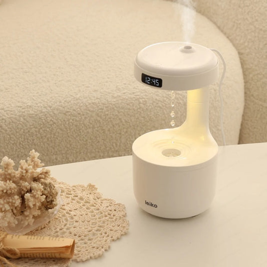 800ml LED Anti-Gravity Water Drop Motion Humidifier – Ultrasonic Cool Mist Air Humidifier