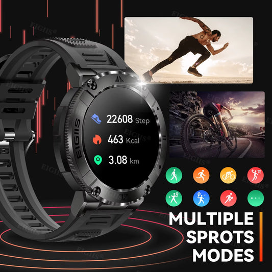 LaNikar Smart Watch Men TFT Display Bluetooth Call Blood Pressure Sport Fitness Health Monitor Custom Dial Waterproof Smartwatch