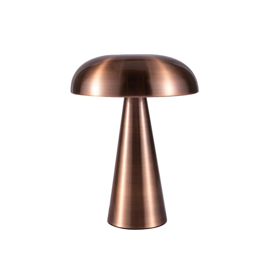 Rechargeable LED Mushroom Table Lamp – Touch Dimmable Bedside & Desk Lamp