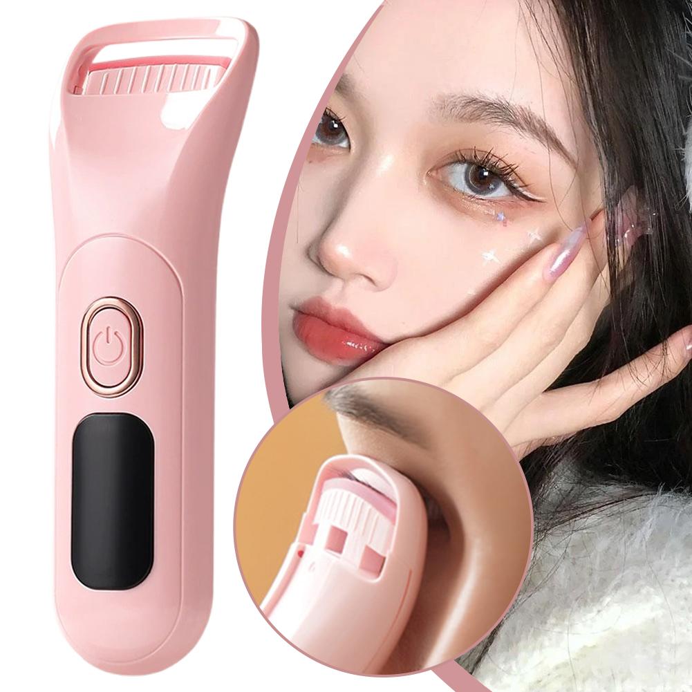 Portable Heated Electric Eyelash Curler – Long-Lasting Natural Lash Curl